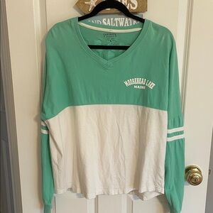 Green and White Moosehead Lake Sweatshirt